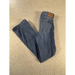 Calvin Klein Jeans Womens 26 High Rise Bootcut Medium Wash Stretch
